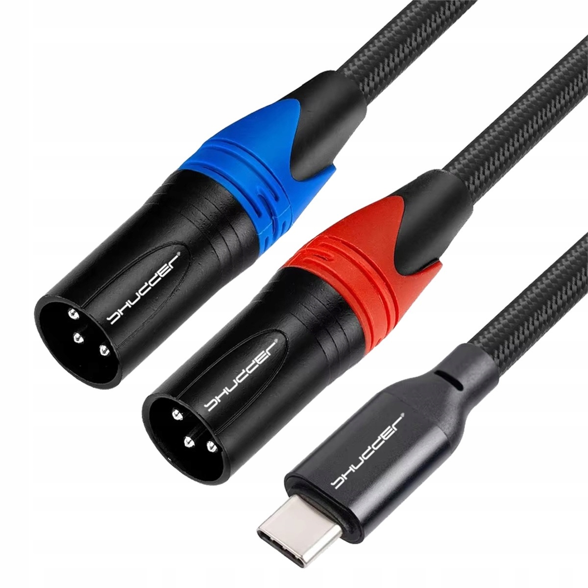 Kabel Usb-c na 2x Xlr 1.5 m Shudder Premium konektor Usb C 2XLR, 2 Xlr