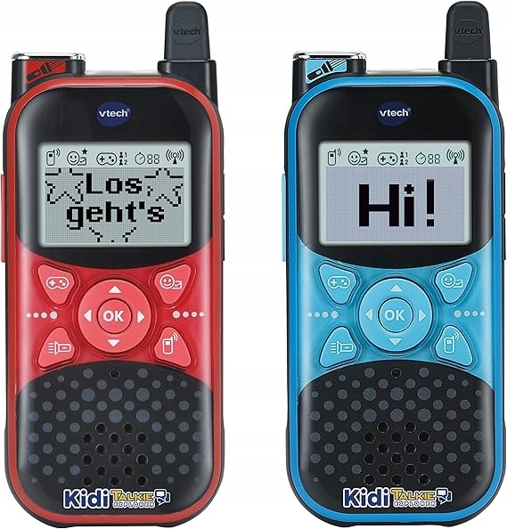 Vtech KidiTalkie – zestaw dwóch krótkofalówek 2 w 1 wer. niemiecka (M64)
