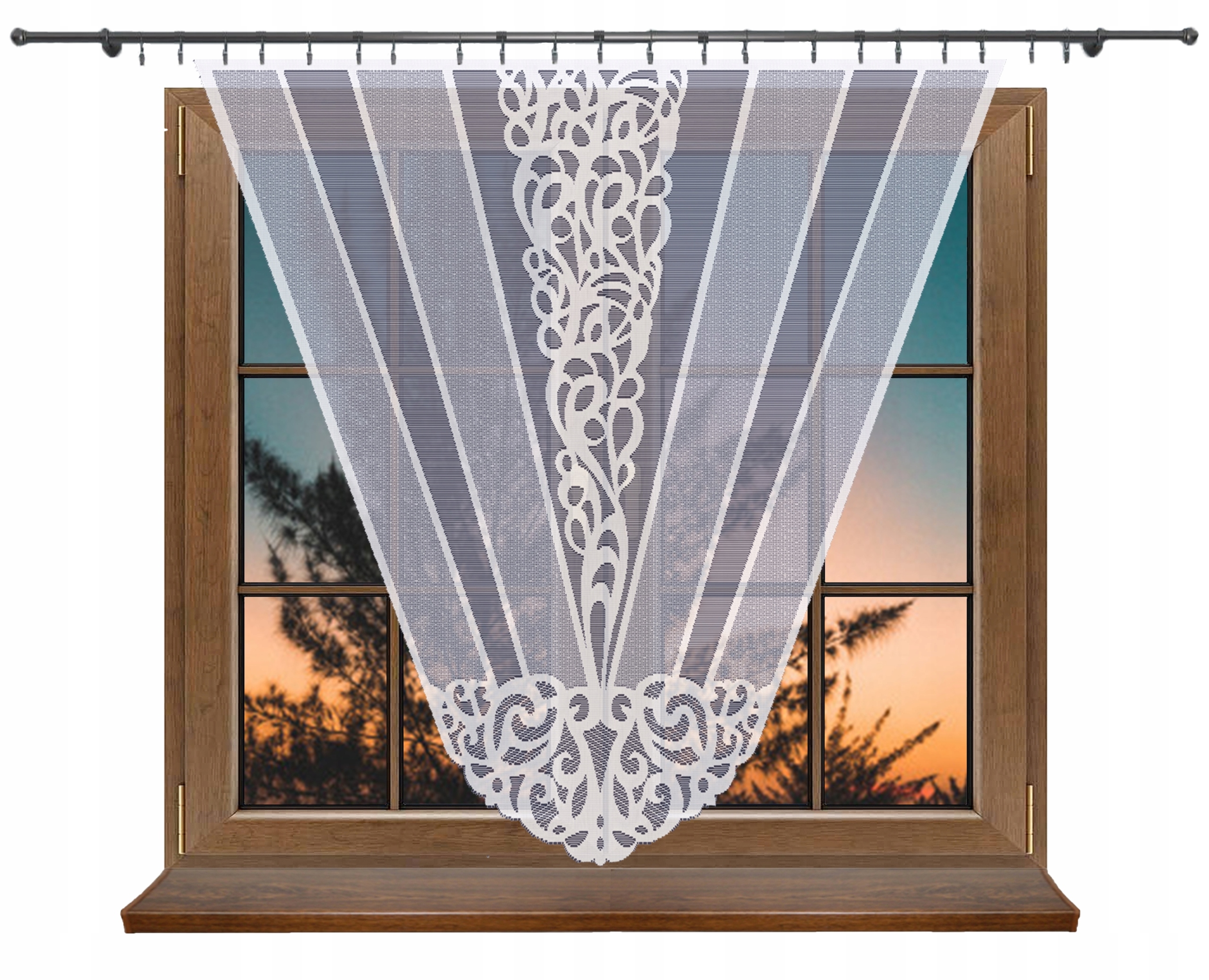 

Panel Ażur Firana Gotowa Żakardowa 160x160 Kala