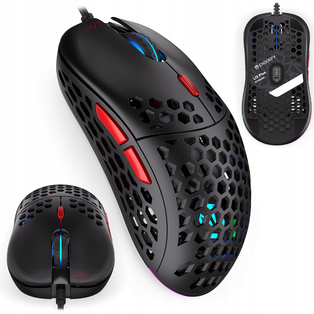

Endorfy LIX Plus myszka gamingowa PMW3370 19000DPI