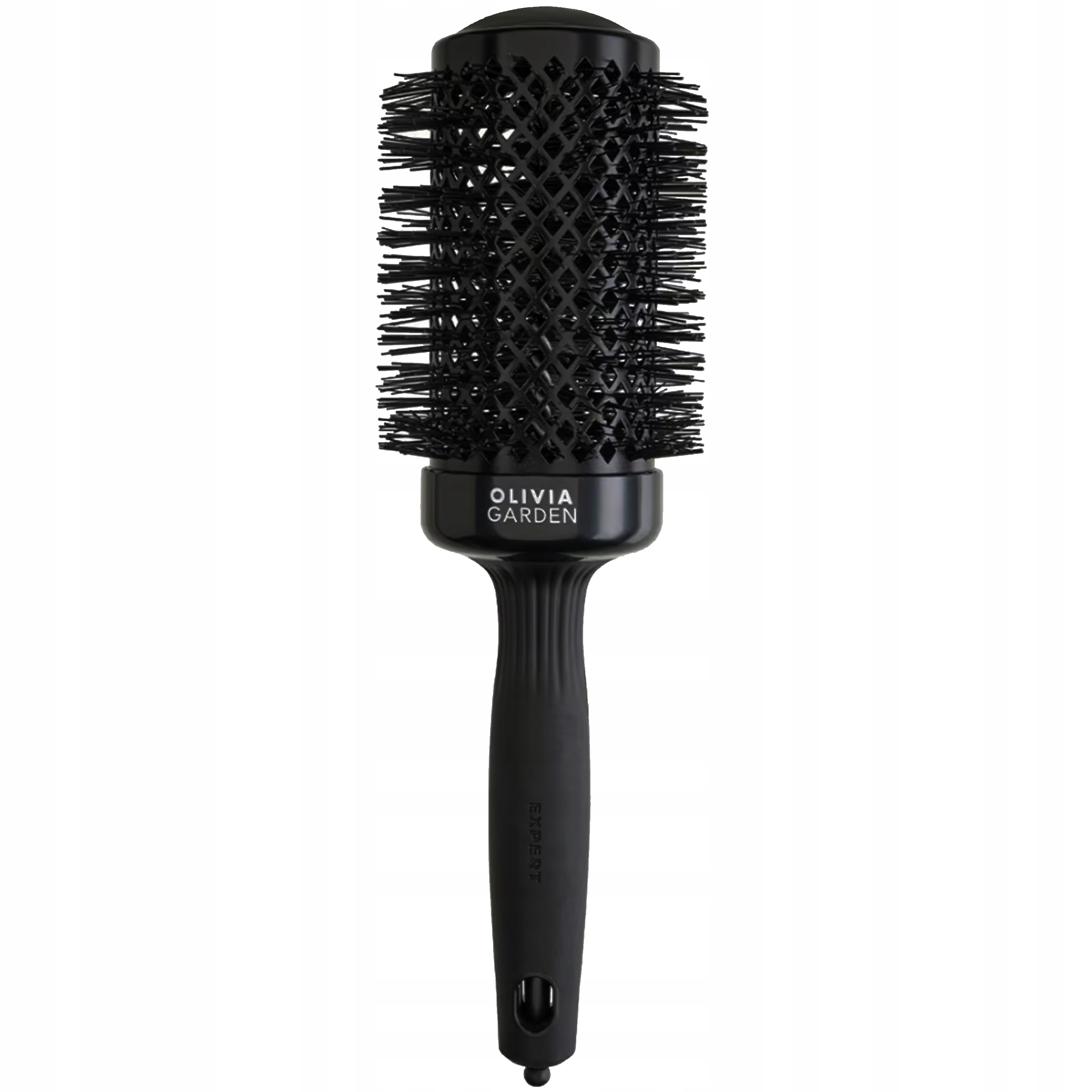 Olivia Garden Expert Blowout Shine Black kartáč na úpravu účesů 55 mm