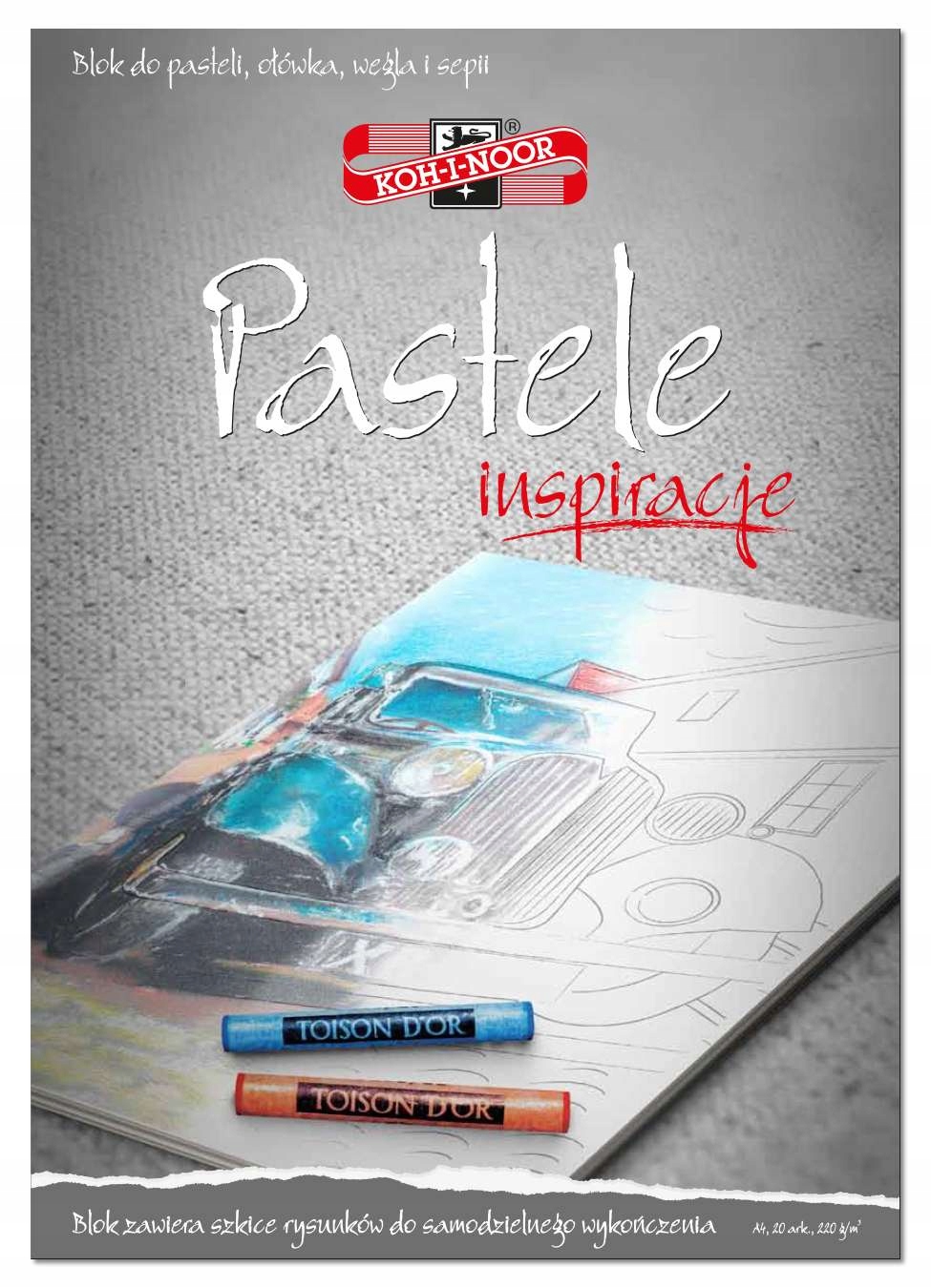 BLOK A4/20AR 220G INSPIRACJE PASTELE A'5 2271