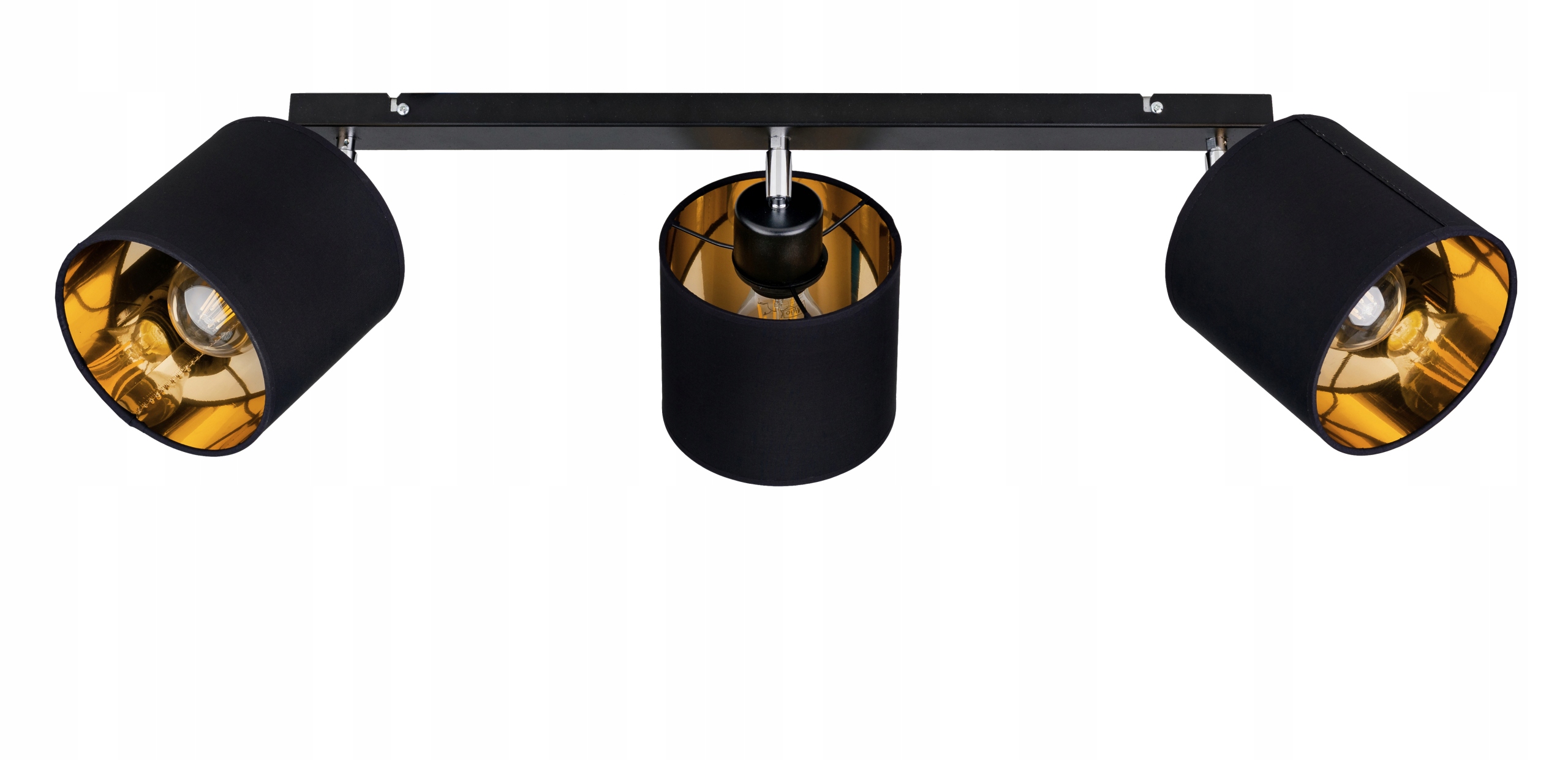 Lampa stropní svítidlo pohyblivý lustr sufiová Abażur zlatá