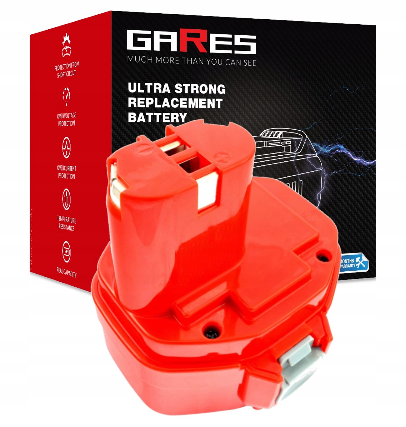 Akumulátor pro Makita 8280D 1435F 6337D 14,4V 3Ah