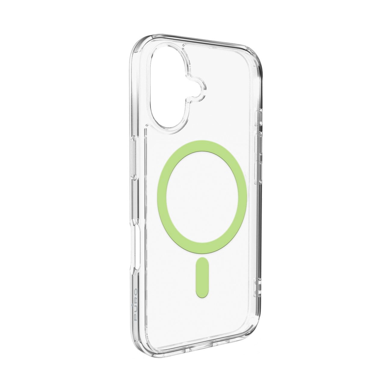 Pouzdro obal na iPhone 17 Lite Mag MagSafe – průhledné, zelené
