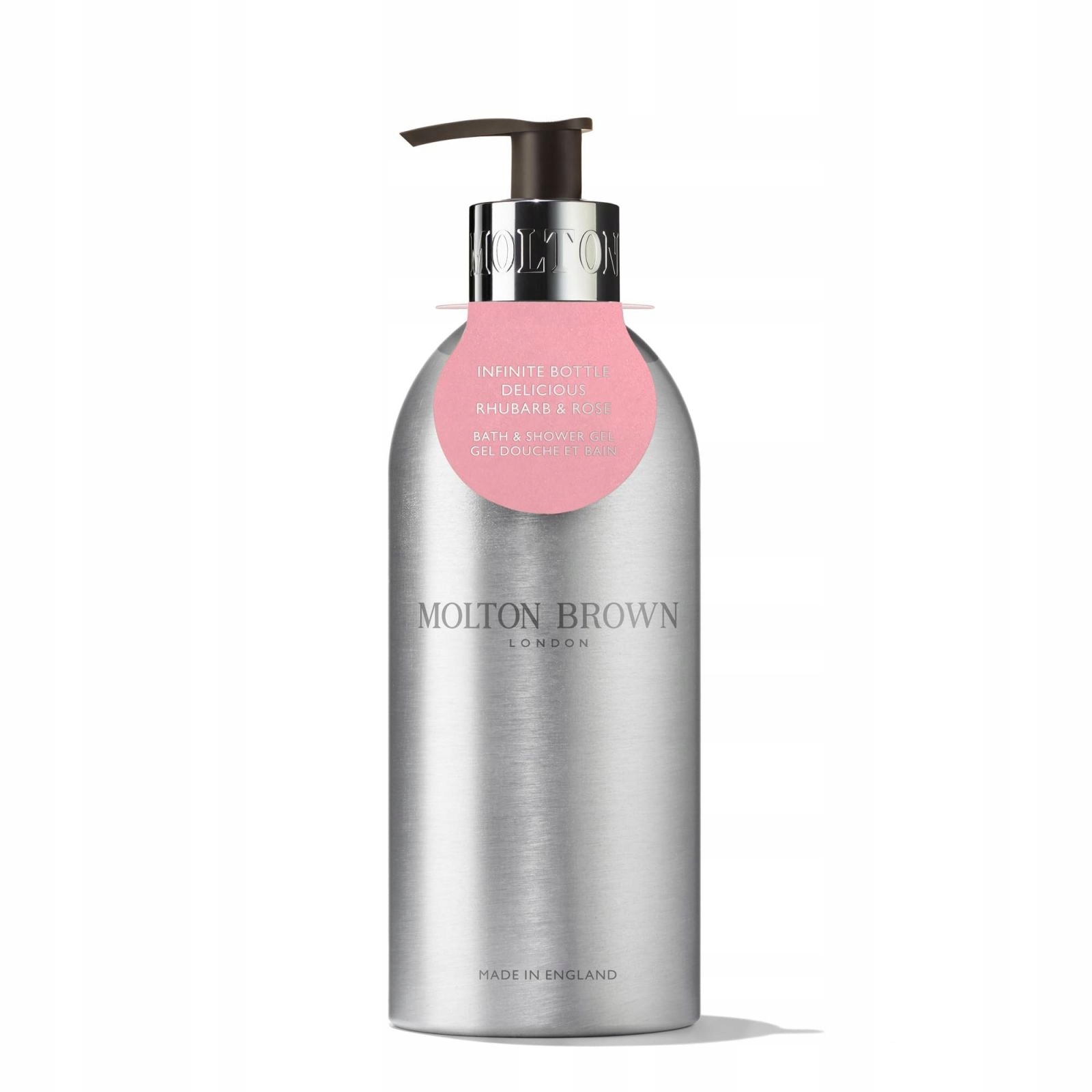 Molton Brown Sprchový Gel A Pěna Do Koupele Infinite Bottle Delicious Rhubarb+rose (ba