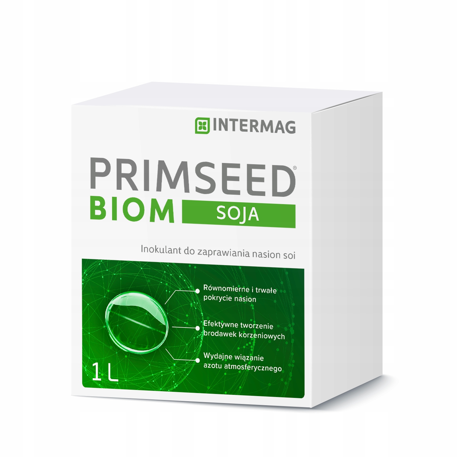 Primseed Biom Soja inokulant zaprawa do zaprawiania nasion soi 1 L