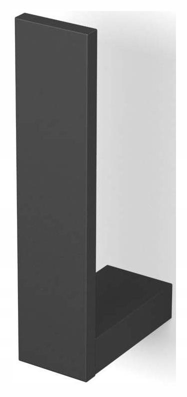 

Wieszak uchwyt na papier toaletowy zapasowy czarny