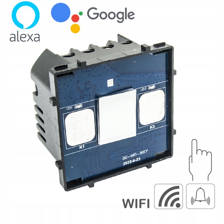 

Włącznik Dotykowy Dzwonek Monostabilny Wifi Tuya