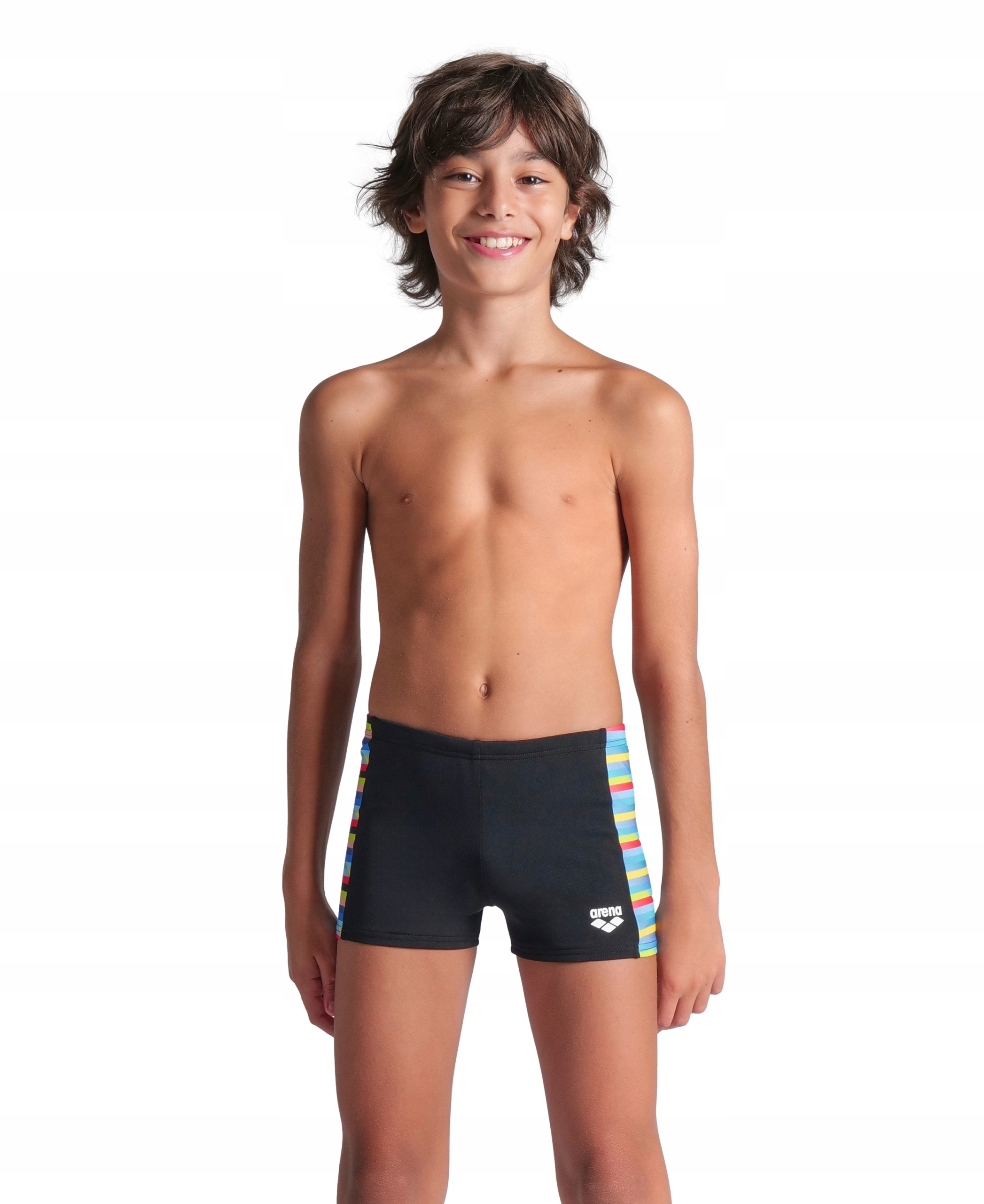 Szorty kąpielowe chłopięce Arena Racing Stripe Swim Short 140