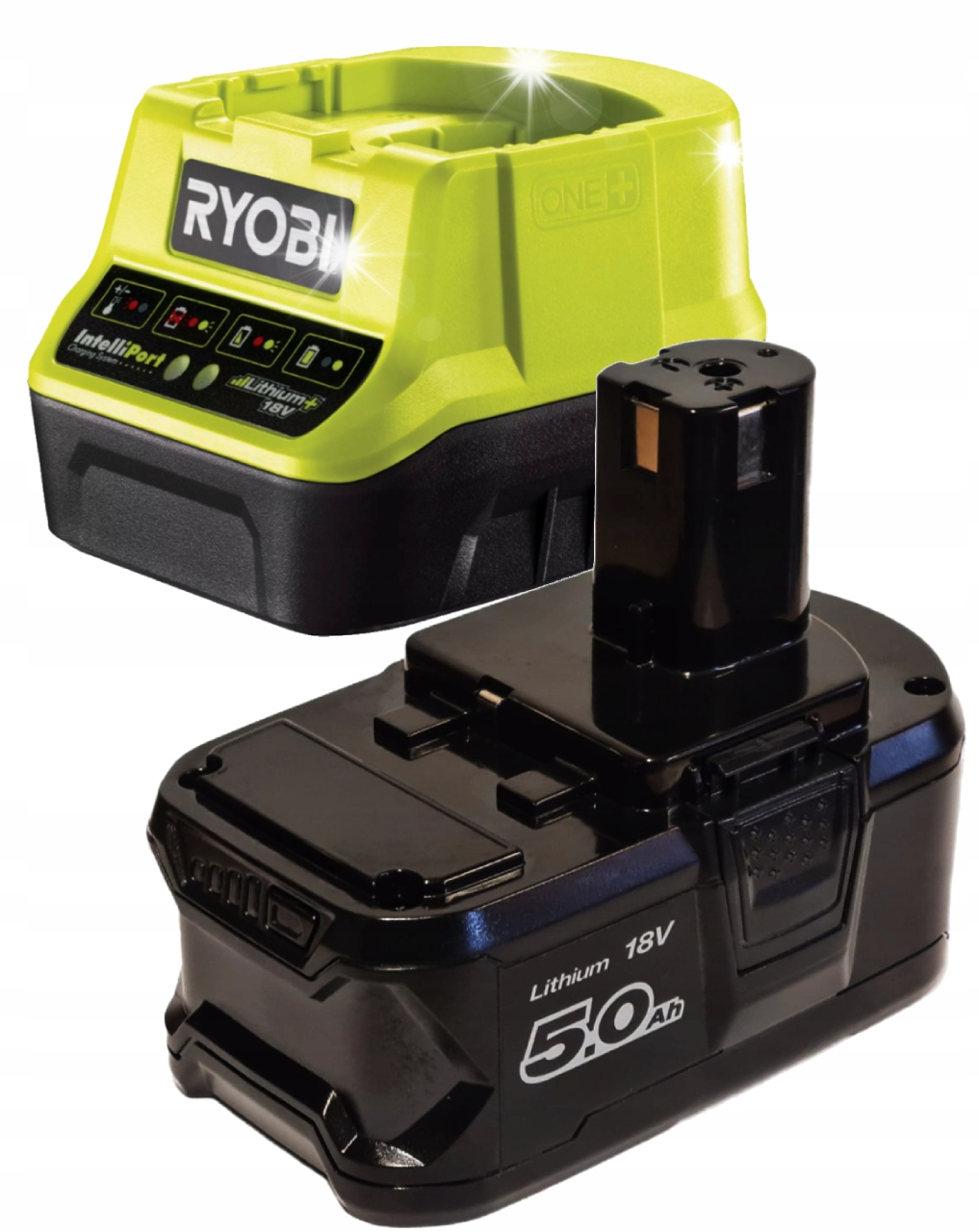 Napájecí sada Ryobi RC18120 Akumulátor Mortison Ryobi One+ 18V 5Ah
