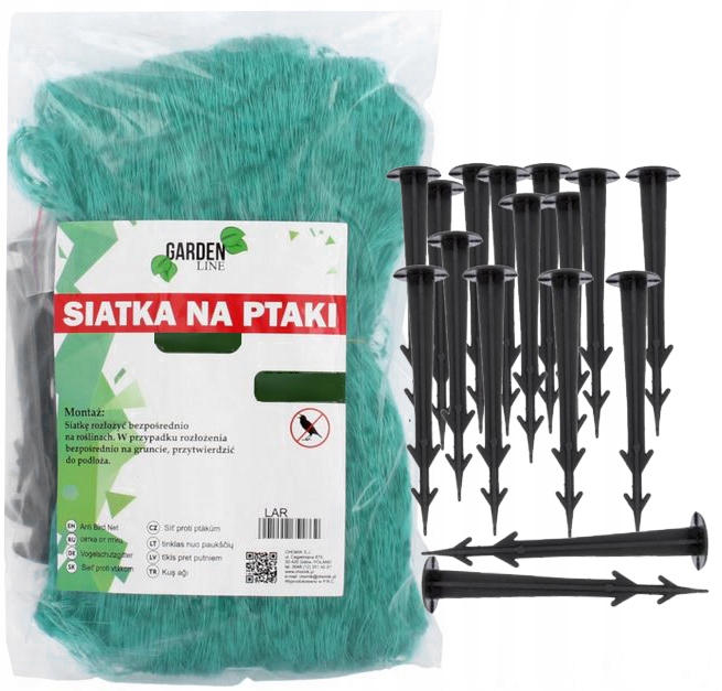 

Siatka Na Ptaki 8x20 Ochronna Przeciw Ptakom Kruk
