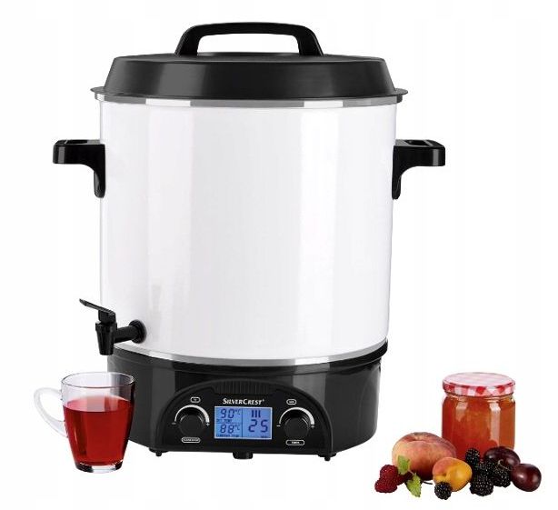 Garnek Elektryczny do Pasteryzacji słoików podgrzewania kranik Warnik 27L