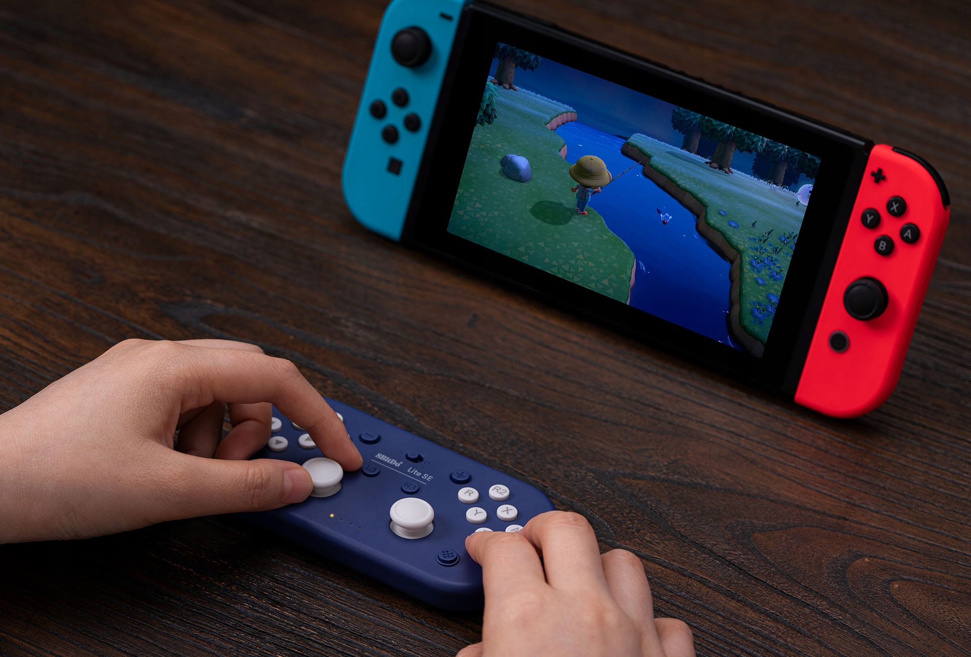 8BitDo Lite SE Purple Pad Bluetooth Switch Android iOS MacOS tvOS RPi Pochodzenie oryginał