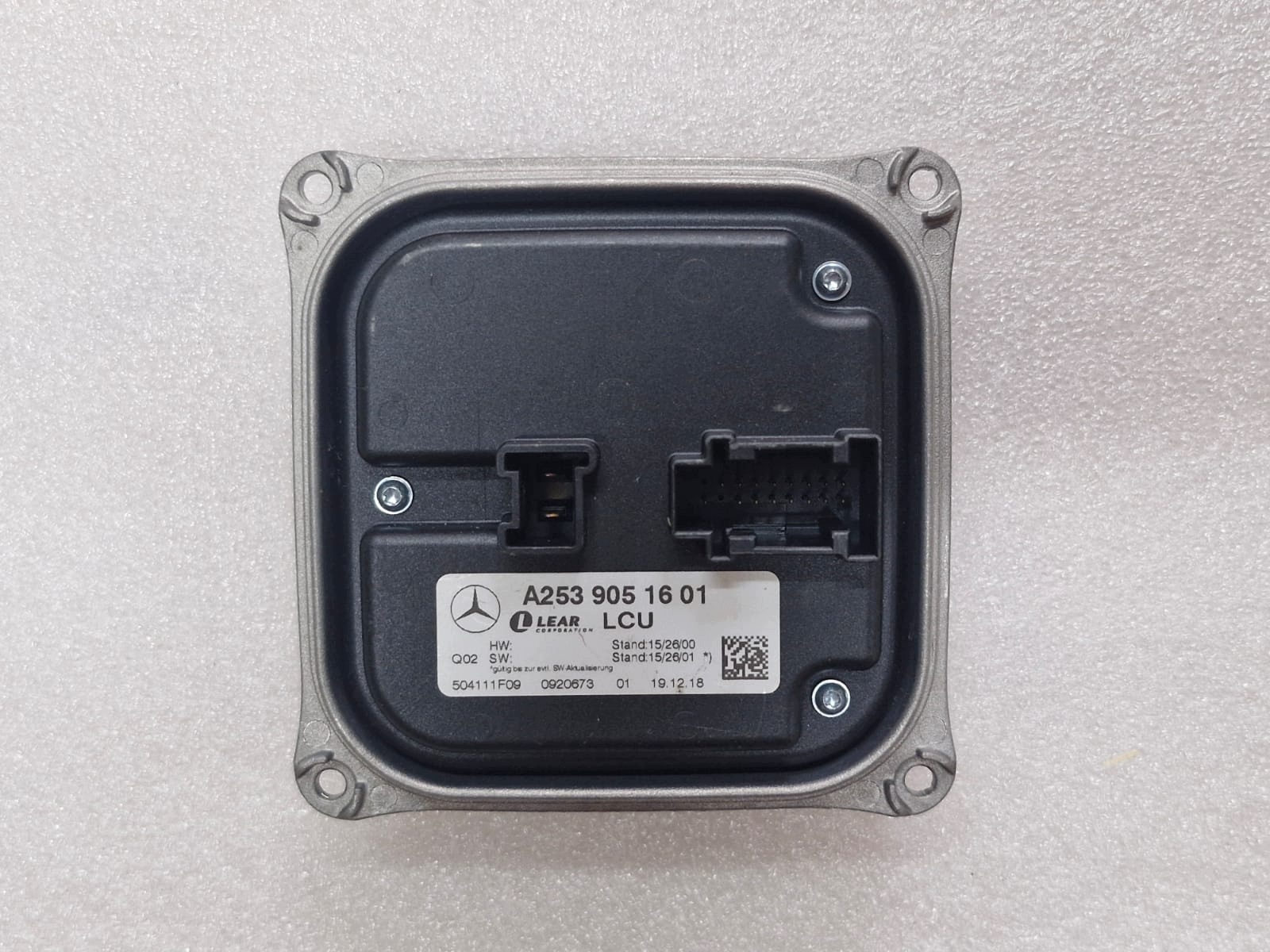 control unit module LED lights Mercedes GLC W253