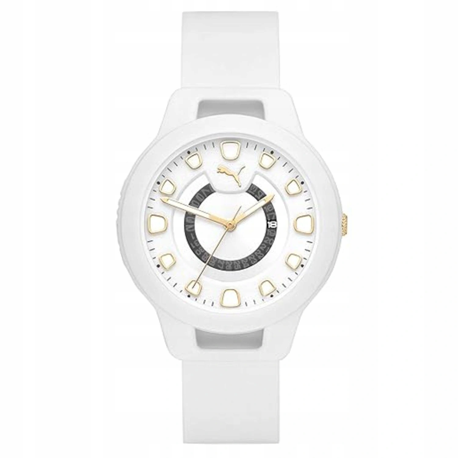 Dámské klasické hodinky Puma Reset P1011 křemenné analogové bílé