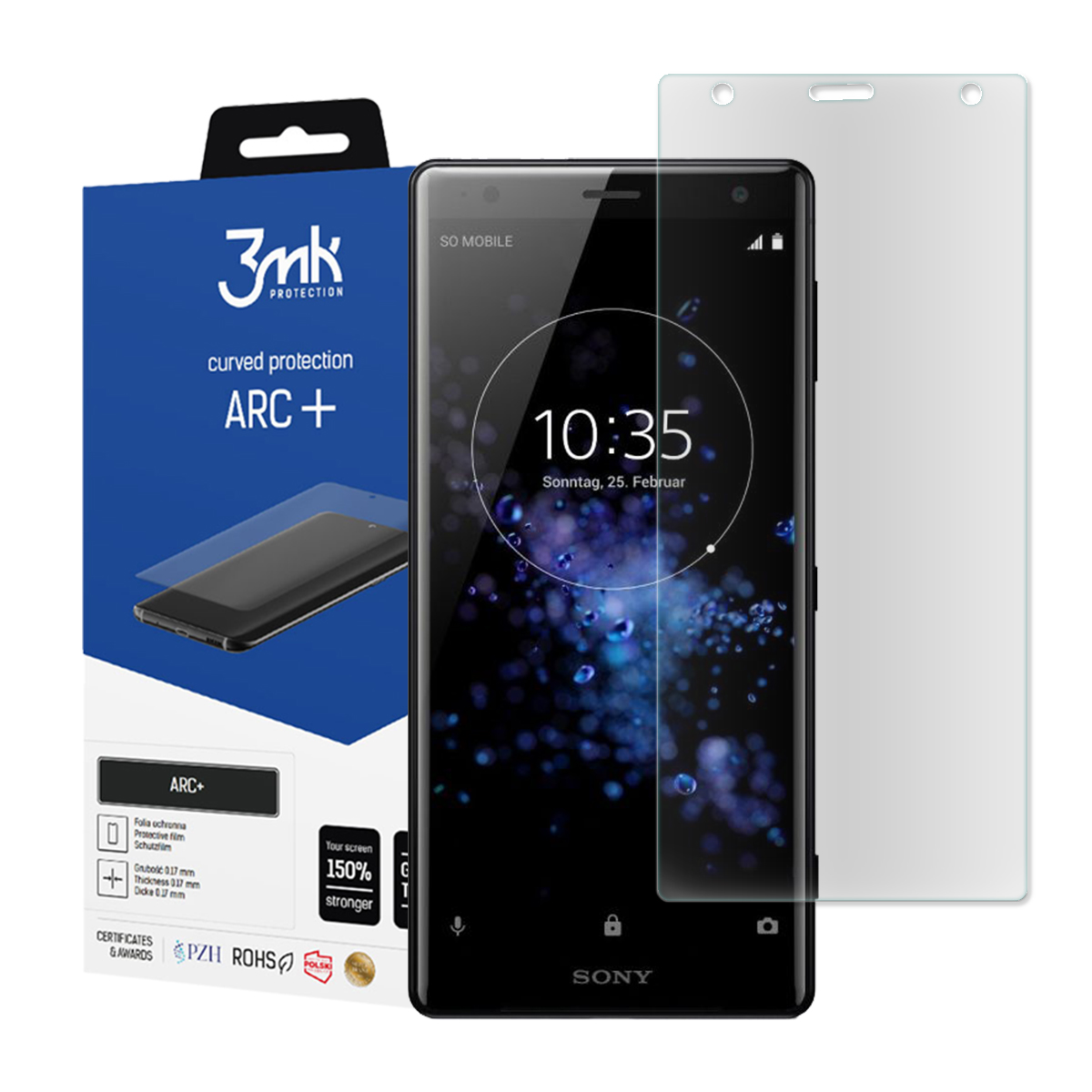 

3MK Arc Folia Ochronna Do Sony Xperia XZ2