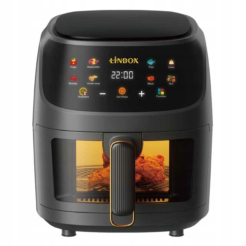 Air Fryer Frytkownica Beztłuszczowa Airfryer Linbox 5502 8 Programów Duża