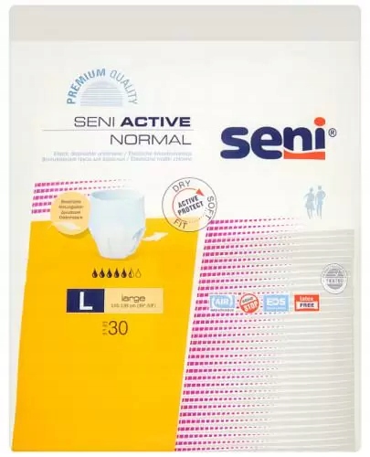 Seni Active Normal elastyczne majtki chłonne L 30x