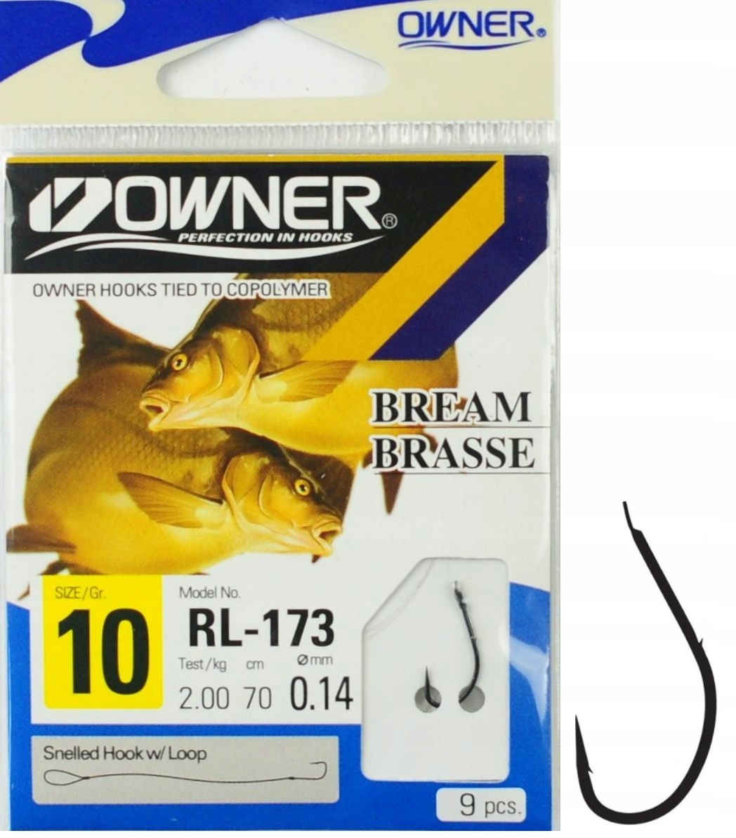 r.10 Haczyki wiązane z przyponem Owner Seigo-bh 50173 RL-173