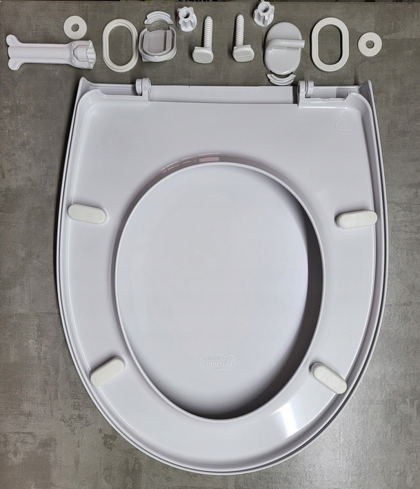 Deska sedesowa biała polipropylen do MITO Merida Kaskada Eko , Cersanit K Marka bez marki