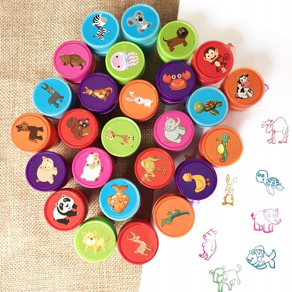 PIECZĄTKI STEMPELKI ZWIERZĄTKA Stan opakowania oryginalne