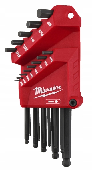 Zestaw Kluczy Imbusowych Imperialnych (calowych) Milwaukee 4932493615