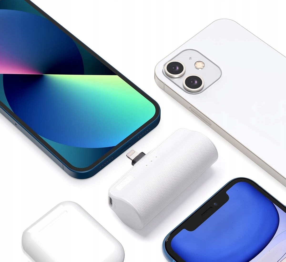 Powerbank iWALK 3350 mAh bialy Złącza Lightning