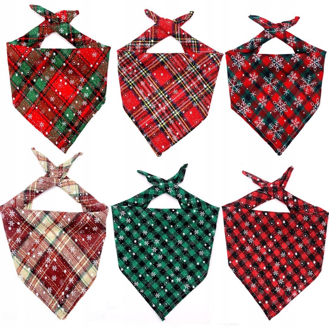 

Bandana Chusta Dla Psa Kota Świąteczna Rozmiar S