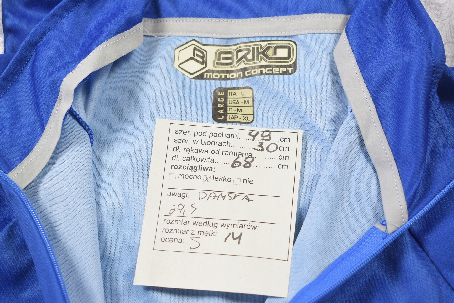 I8 KOSZULKA ROWEROWA BRIKO M Rozmiar M