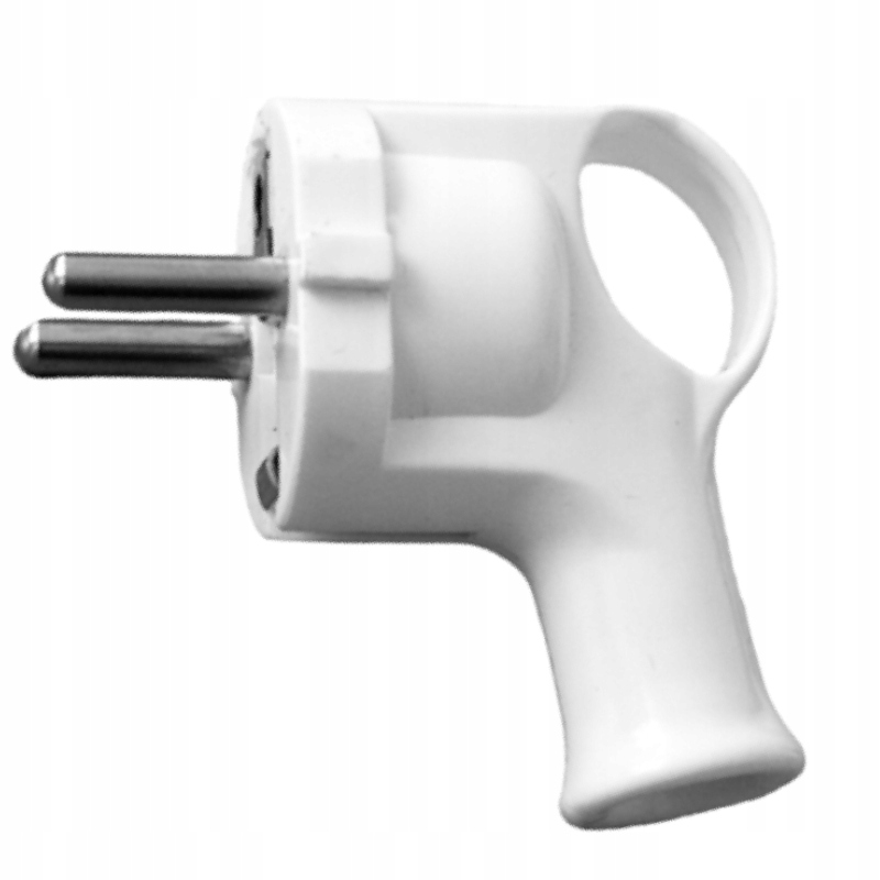 

Wtyczka Kątowa Z Uchwytem Uni-schuko Biała 16A