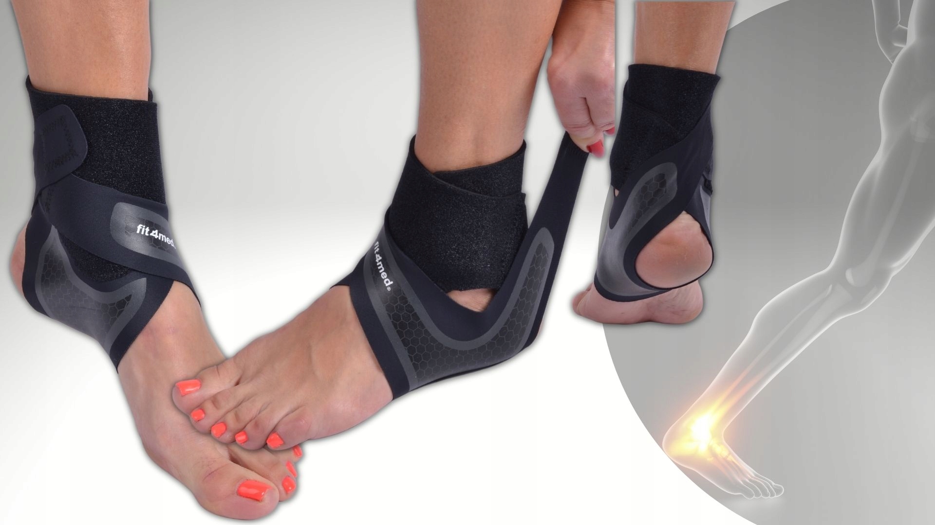 STABILIZATOR STAWU SKOKOWEGO DOCIĄGANY NA RZEPY ORTEZA LEWA STOPA Rodzaj ściągacz na kostkę