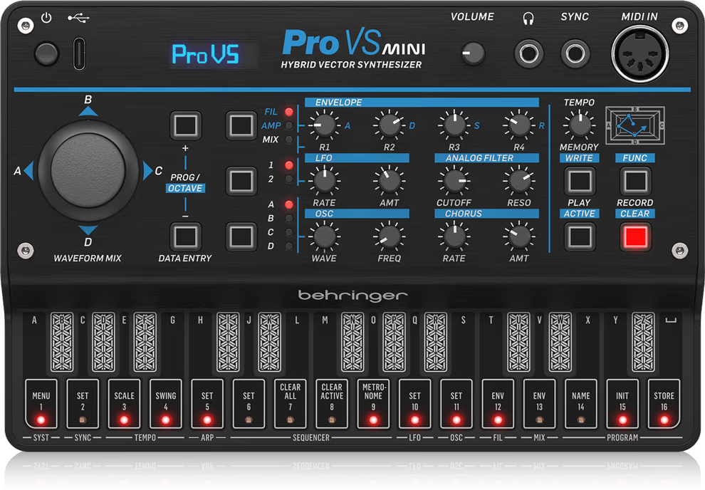 Behringer Pro-vs Mini syntezator hybrydowy
