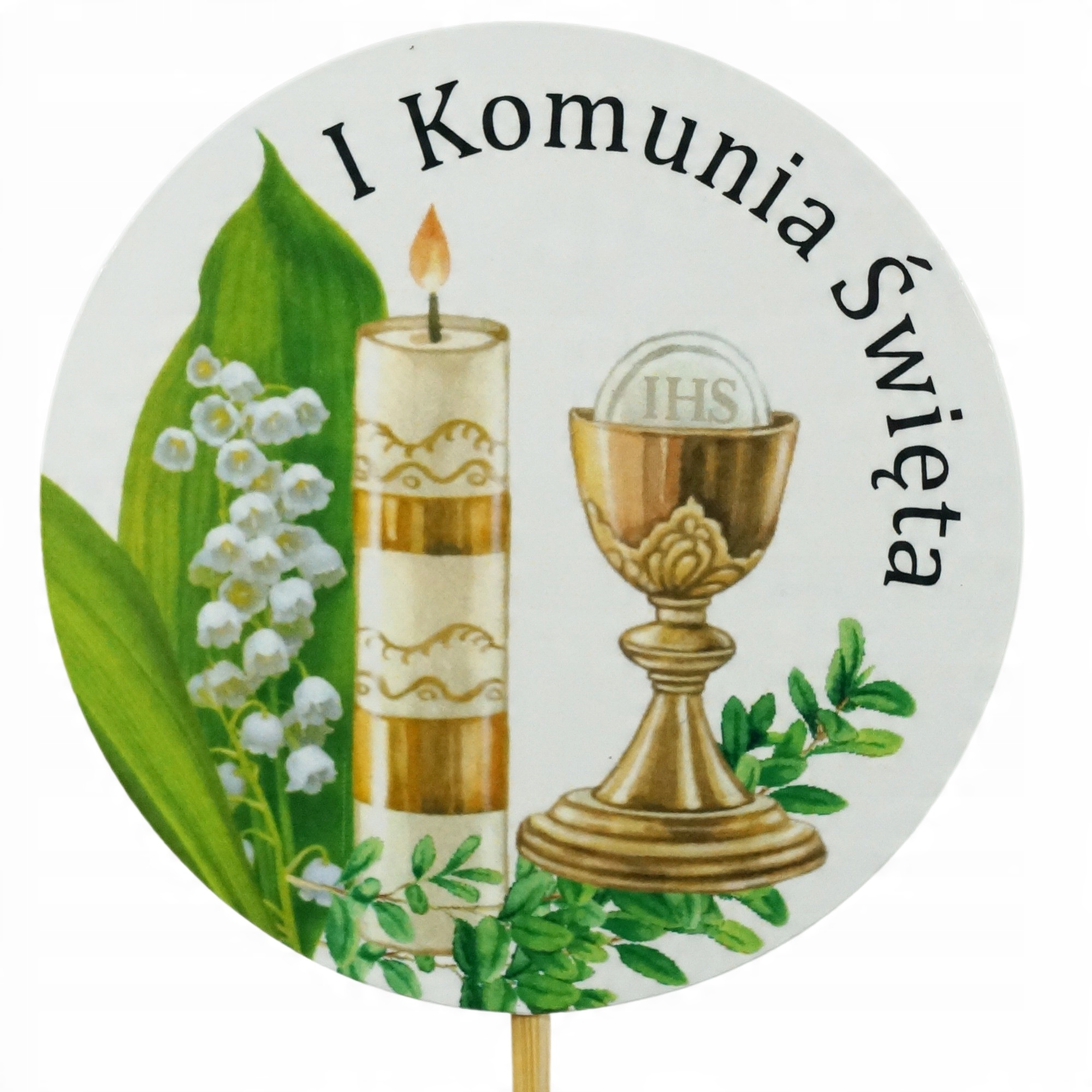 

Topper na komunię dekoracja ozdoba bukietów 30 cm