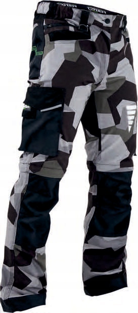 Spodnie Robocze Moro Bhp Odpinane Stalco Premiu XL