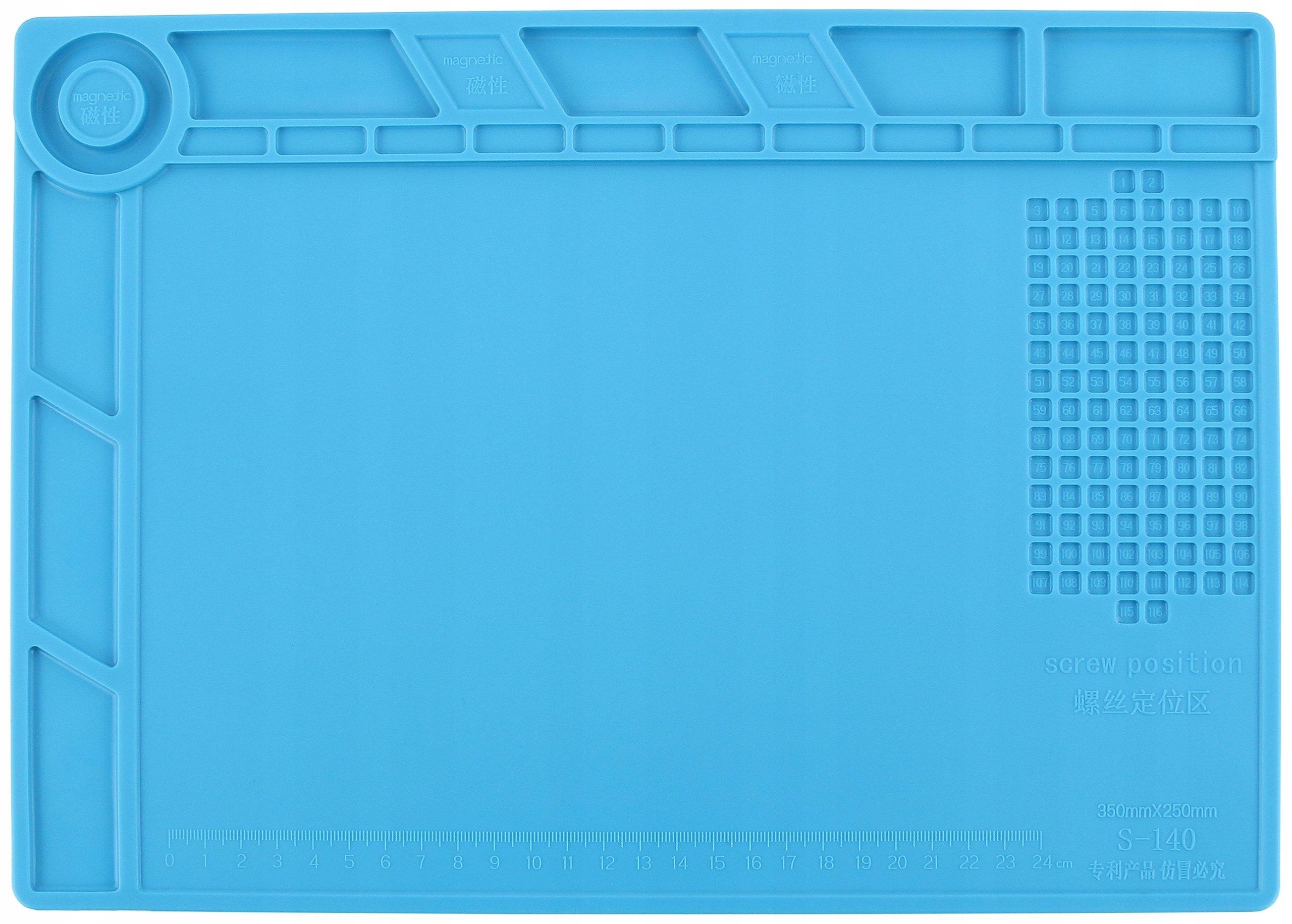 

Silikonowa Mata Do Lutowania Organizer Gruba S-140