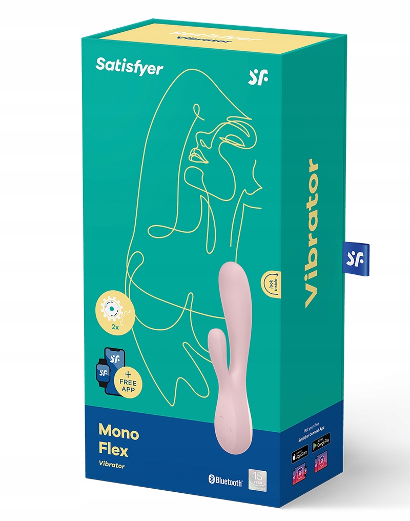 Satisfyer Mono Flex APP wibrator króliczek punt G EAN (GTIN) 4061504002651