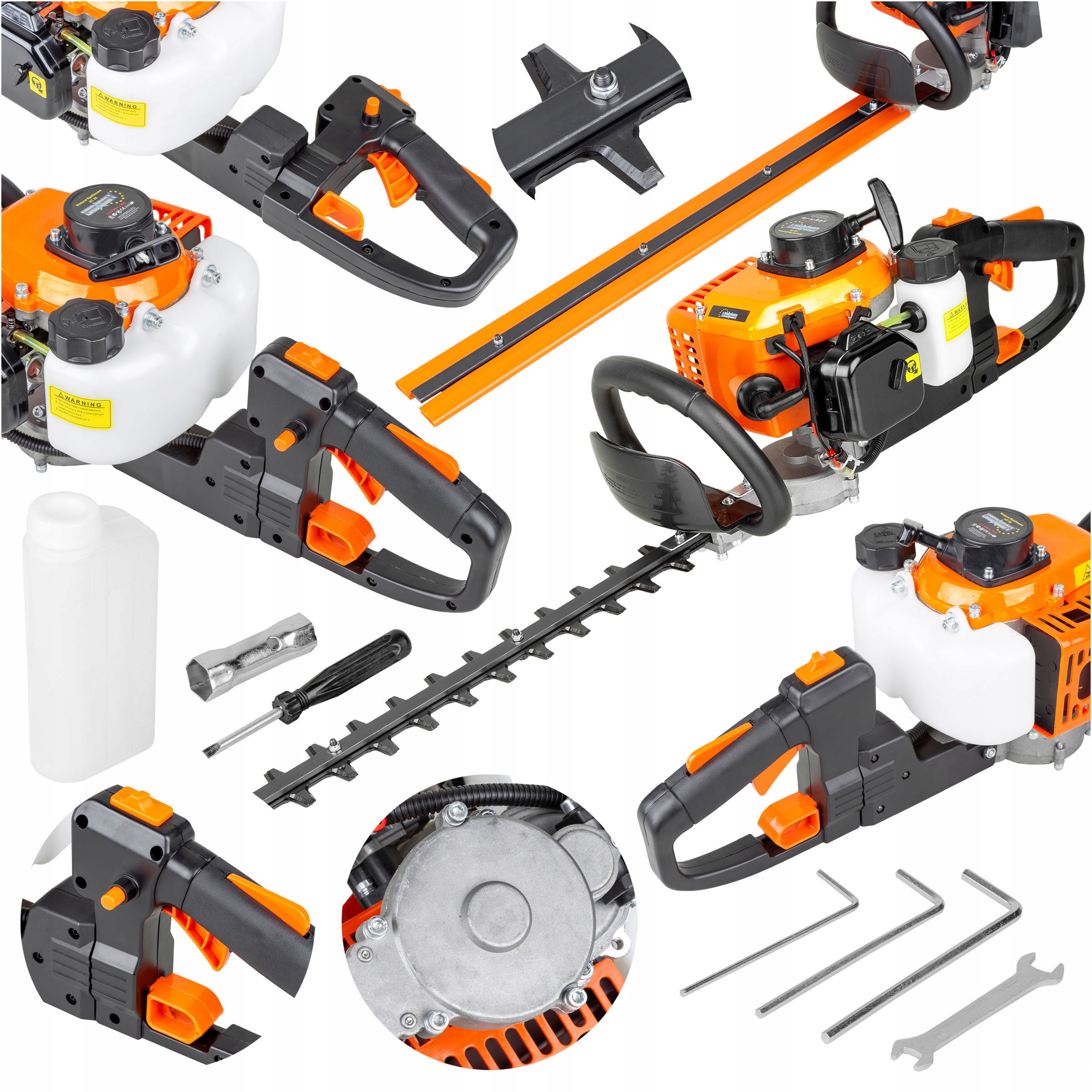 Nożyce Spalinowe Do Żywopłotu Piła Sekator Krzewów Gałęzi Ogrodowe Mocne