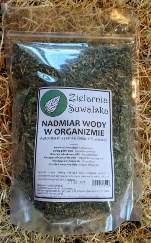 

Zioła nadmiar wody w organizmie 200 g