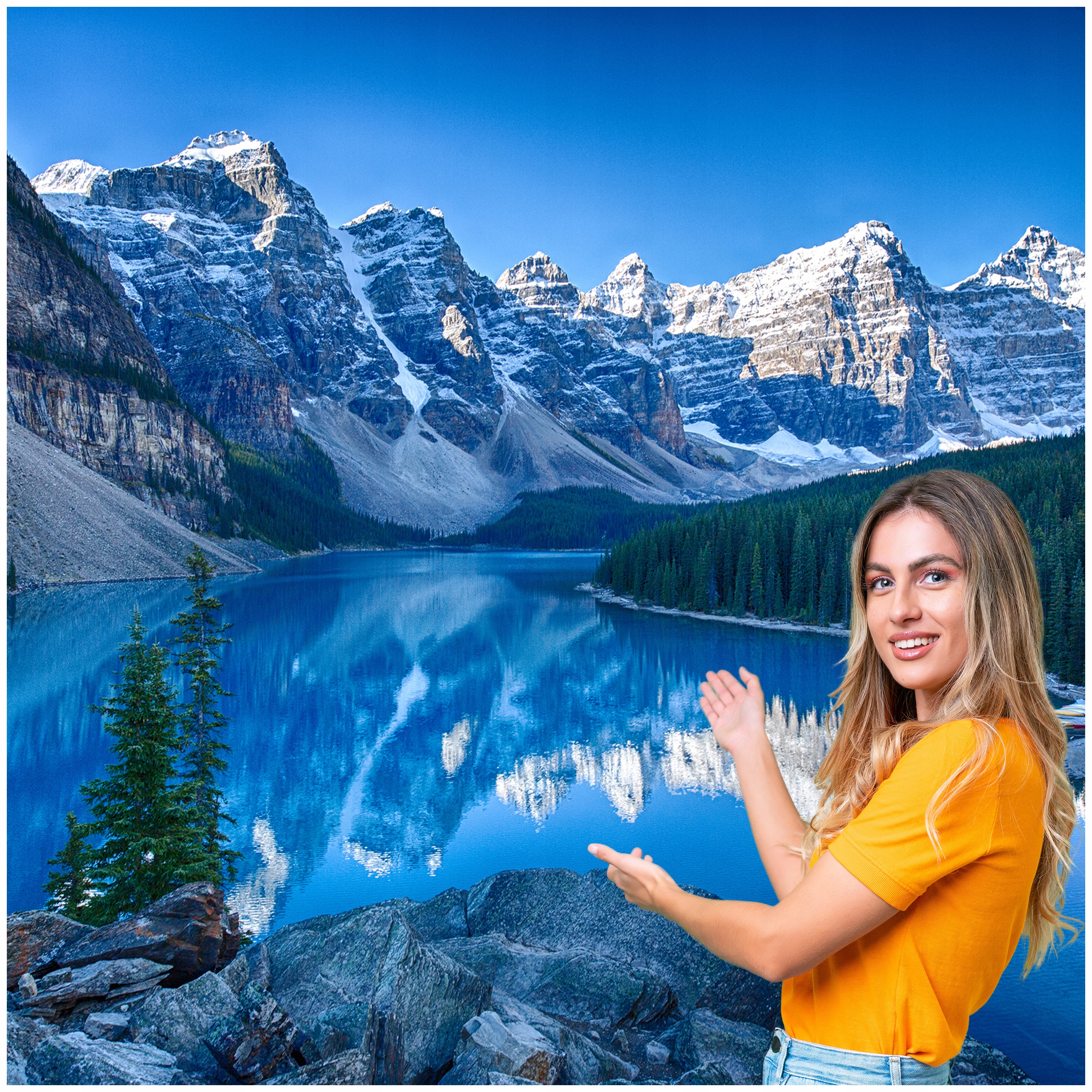 Fototapeta 3D Obývací Pokoj Ložnice Hory Les Příroda Krajina 392x260 F GLNK09