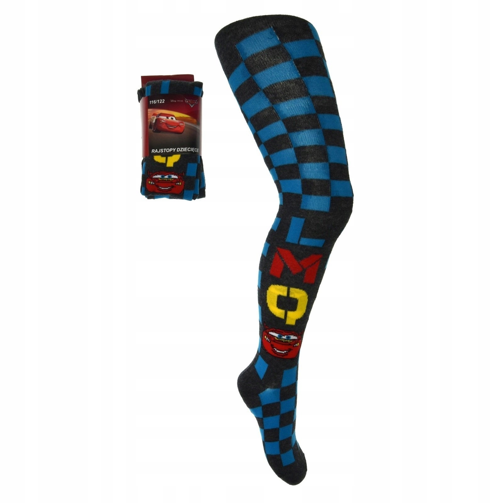 Rajstopy dla dziecka chłopięce Auta Cars 128-134