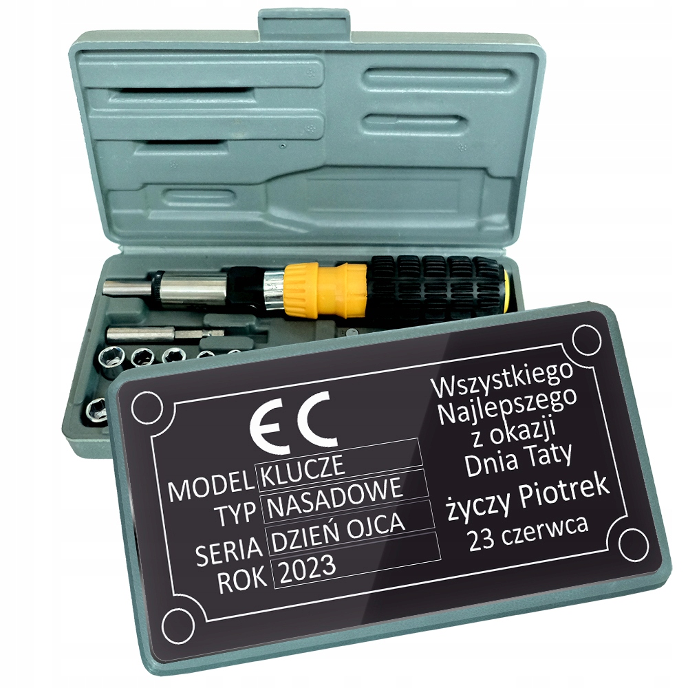 

na Dzień Taty Ojca Zestaw Kluczy upominek