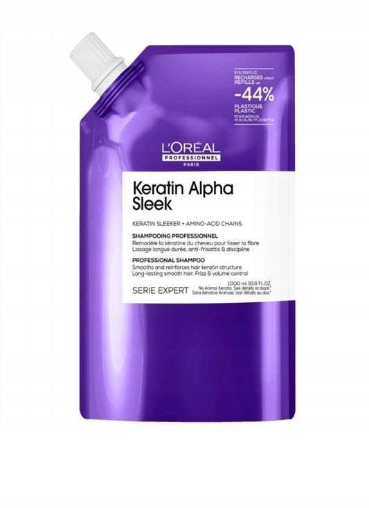 L`Oreal Professionnel Keratin Alpha Sleek Šampon Refil 1000 ml