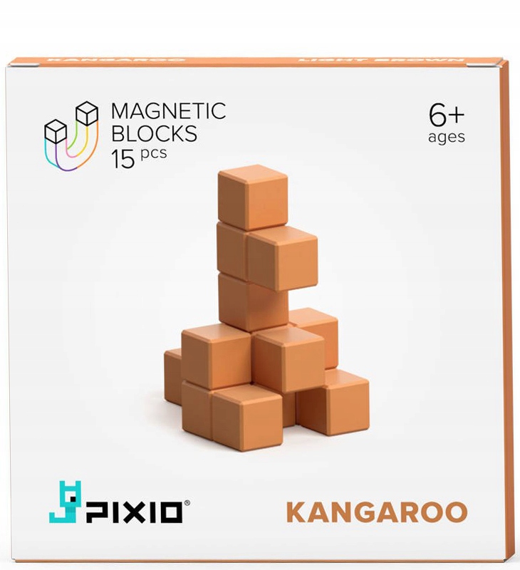 

AC02 Klocki Magnetyczne Pixio Color Series animals