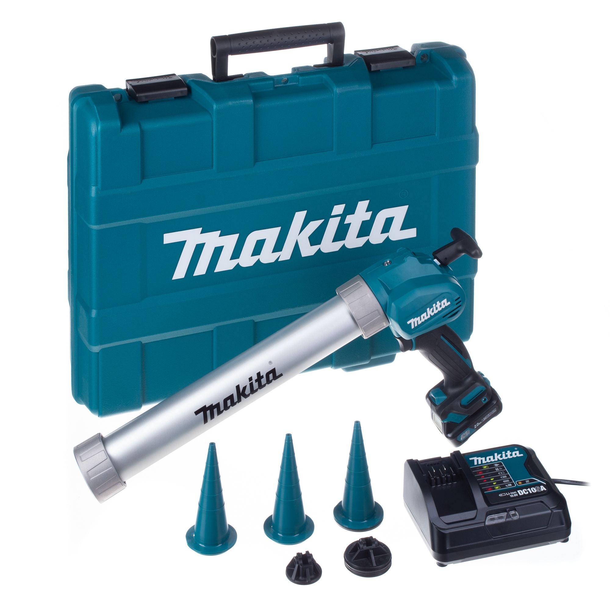 Odšťavňovač na silikonové hmoty Makita CG100DSAB 10.8V Cxt 600 ml