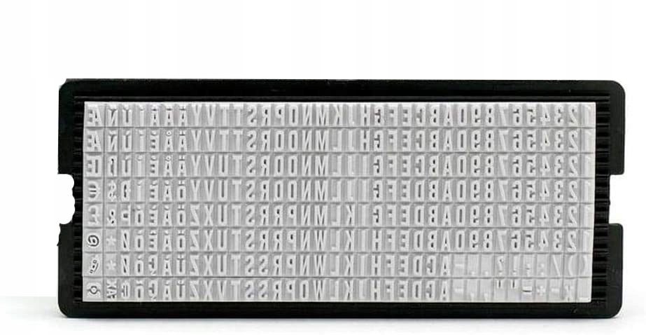 TRODAT ZESTAW ZNAKÓW DO PIECZĄTEK