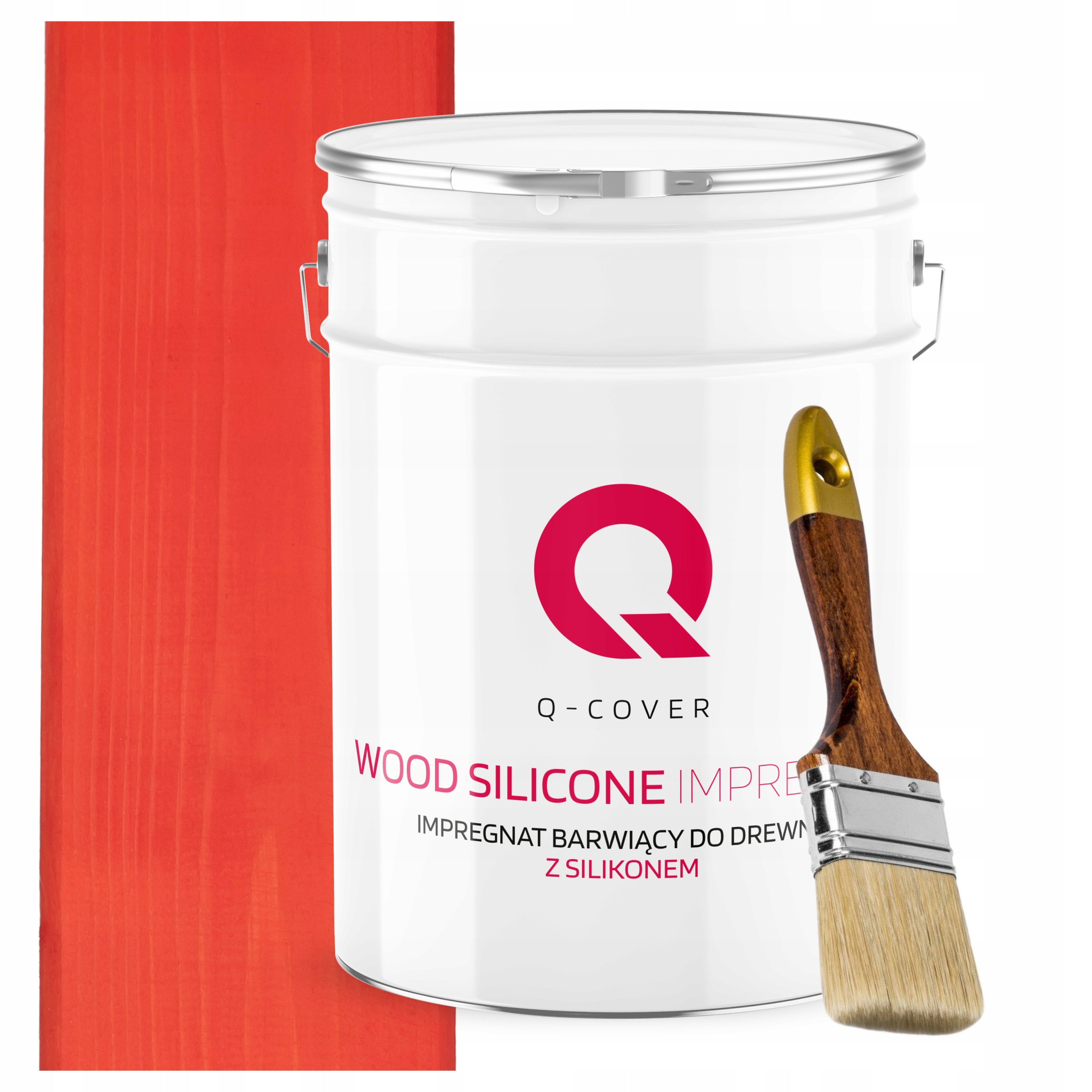 Impregnácia Na Drevo Farba S Silikónom Chron Farby Mrkvová 10L Darček