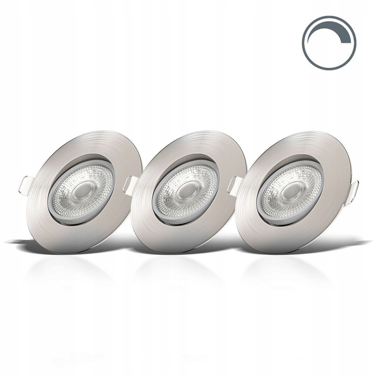 

3x Oczko Pod Ściemniacz Led 5W Uchylny 3000k