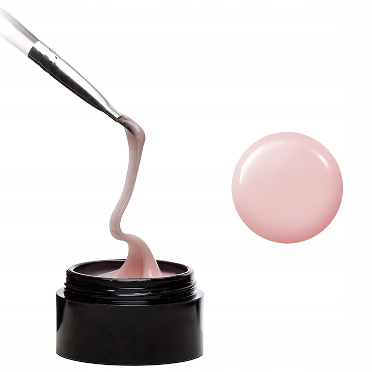Didier Lab Stavební Gel na nehty Fiber Builder Gel 50 g Soft Pink Růže