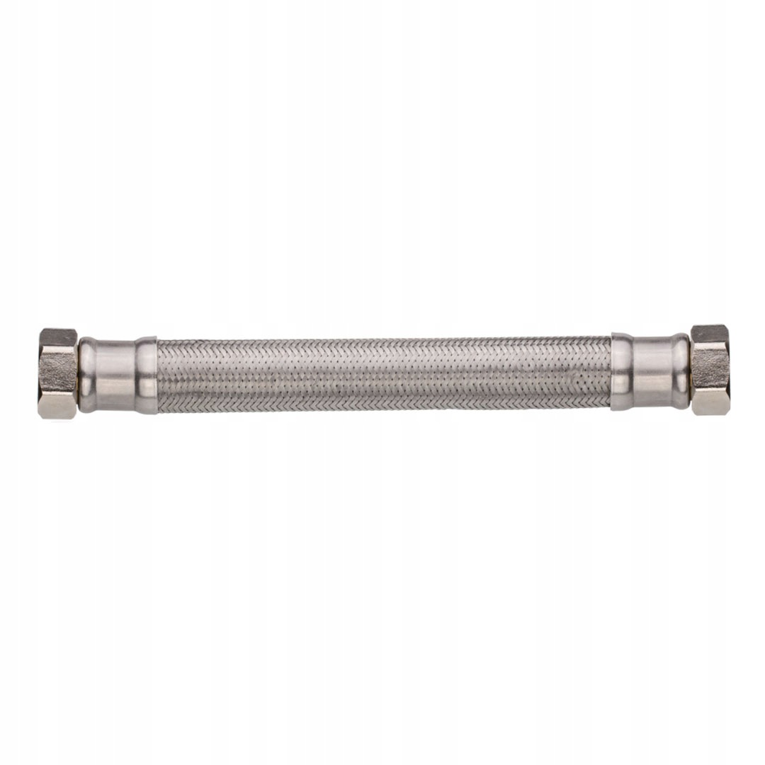 Hadice opletená nerezová ocel Invena WS-80-100-G 100 cm Gw-gw 1''x1'' 20 mm